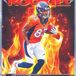 2023 Donruss Marvin Mims RC #RHR-10 Broncos Red Hot Rookies