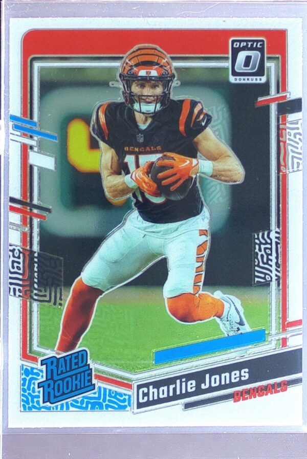 2023 Donruss Optic Charlie Jones RC #223 Bengals