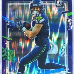 2023 Donruss Optic Jake Bobo Purple Shock RC #288 Seahawks