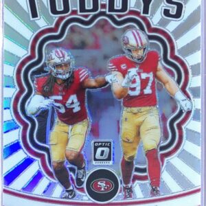 2023 Donruss Optic Nick Bosa / Fred Warner #BT-NF 49ers Best Tuddys