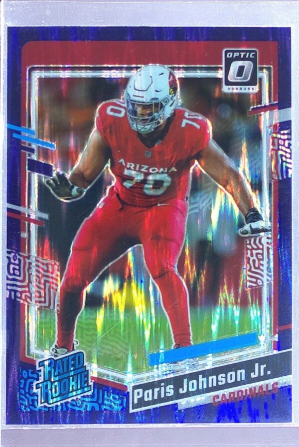 2023 Donruss Optic Paris Johnson Jr. Purple Shock RC #205 Cardinals