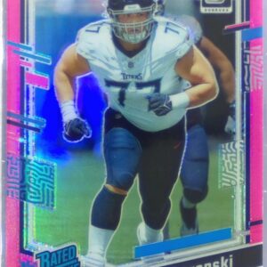 2023 Donruss Optic Peter Skoronski Pink RC #296 Titans