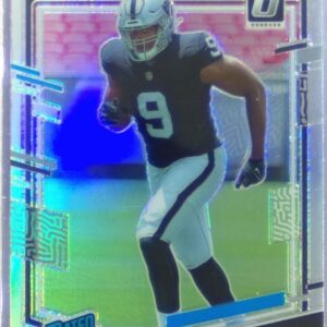 2023 Donruss Optic Tyree Wilson Holo RC #262 Raiders