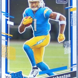 2023 Donruss Quentin Johnston RC #353 Chargers