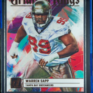 2023 Donruss Warren Sapp #ATG-8 Buccaneers All Time Gridiron Kings