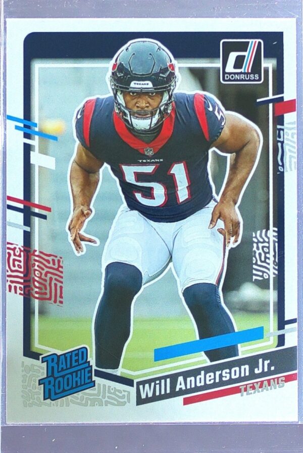 2023 Donruss Will Anderson Jr. RC #342 Texans