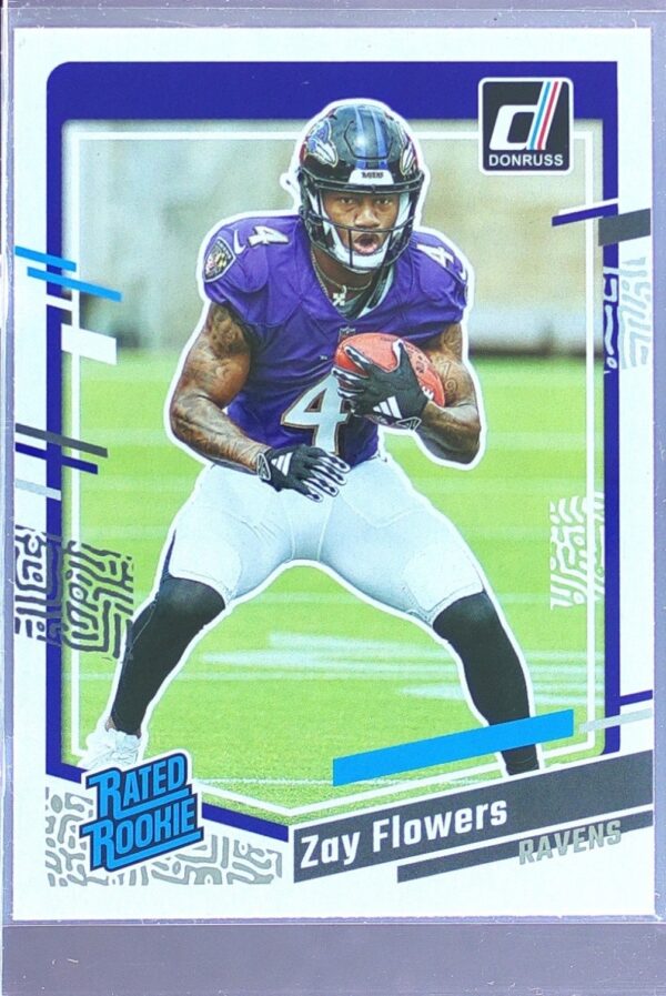 2023 Donruss Zay Flowers RC #307 Ravens