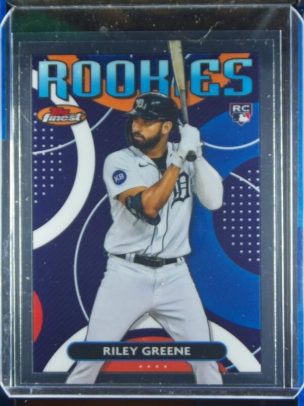 2023 Finest Riley Greene #FRD-2 Tigers Finest Rookies Design Variation