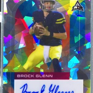 2023 Leaf Vivid Brock Glenn Auto /9 #BA-BG2 Autographs Crystal Gray