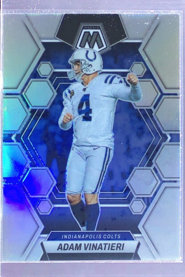 2023 Mosaic Adam Vinatieri Silver #98 Colts
