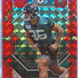2023 Mosaic Brenton Strange Red Mosaic RC #286 Jaguars