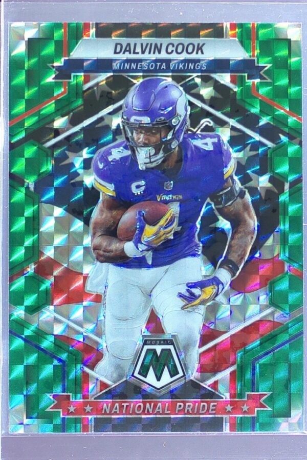 2023 Mosaic Dalvin Cook Green Mosaic #263 Vikings