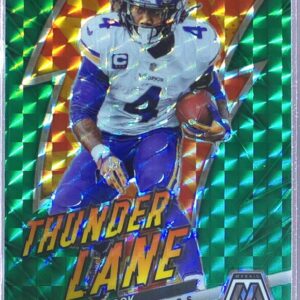 2023 Mosaic Dalvin Cook #TL-DC Vikings Thunder Lane Mosaic Green