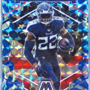 2023 Mosaic Derrick Henry National Pride Reactive Blue Mosaic #262 Titans