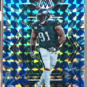 2023 Mosaic Fletcher Cox Reactive Blue Mosaic #197 Eagles