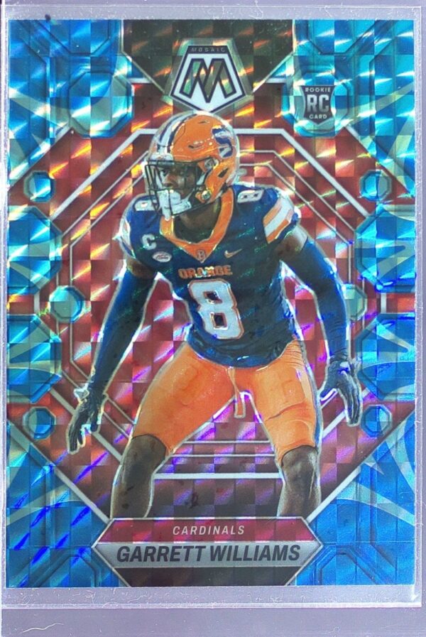 2023 Mosaic Garrett Williams Reactive Blue Mosaic #321 Cardinals