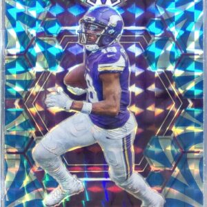2023 Mosaic Justin Jefferson Reactive Blue Mosaic #152 Vikings