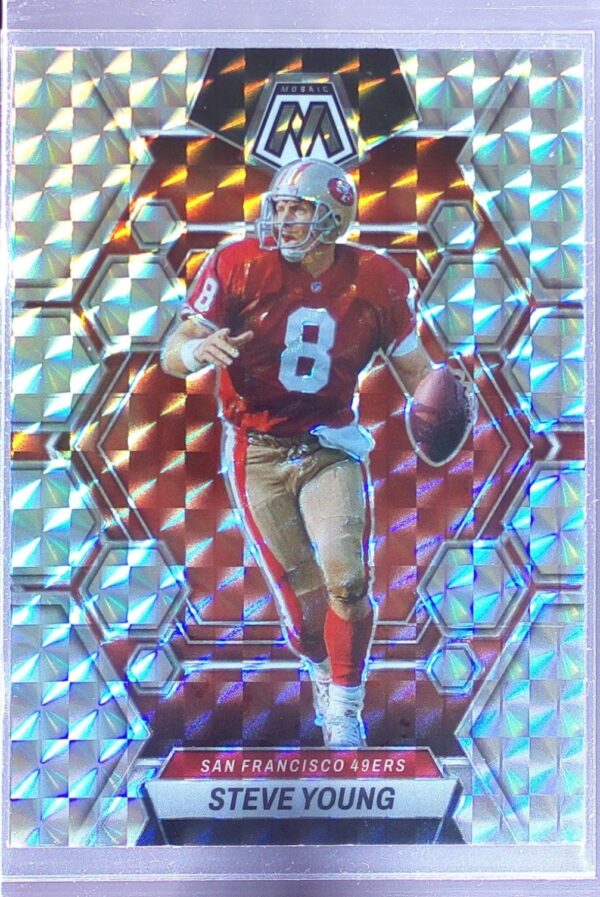 2023 Mosaic Steve Young Mosaic #218 49ers