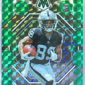 2023 Mosaic Tre Tucker Green Mosaic RC #366 Raiders