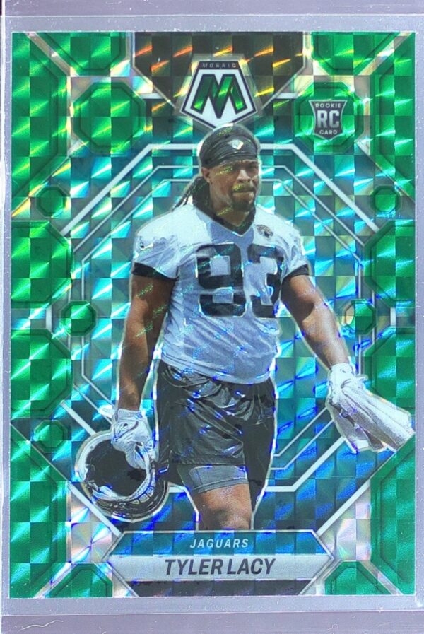 2023 Mosaic Tyler Lacy Green Mosaic #370 Jaguars