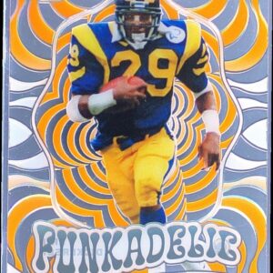 2023 Panini Illusions Eric Dickerson #6 Rams Funkadelic Orange