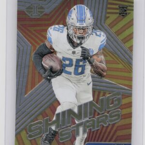2023 Panini Illusions Jahmyr Gibbs RCS Shining Stars #20 Lions