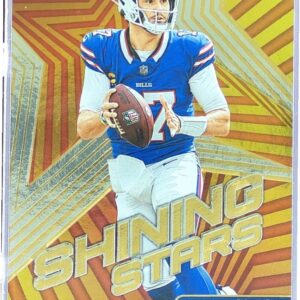 2023 Panini Illusions Josh Allen #12 Bills Shining Stars Gold