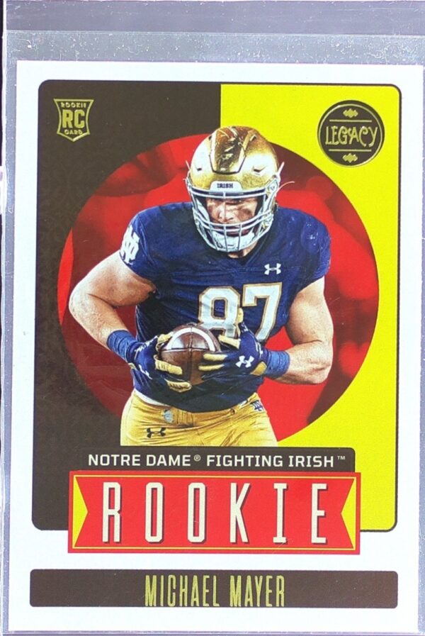 2023 Panini Legacy Michael Mayer RC #173 Irish