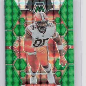 2023 Panini Mosaic Myles Garrett Green Mosaic #51 Browns