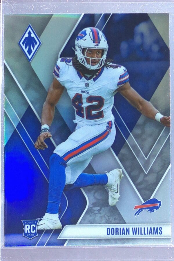2023 Panini Phoenix Dorian Williams Silver RC #187 Bills