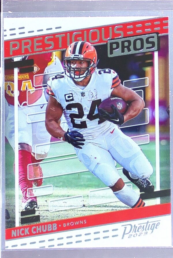 2023 Panini Prestige Nick Chubb #PP-22 Browns Prestigious Pros