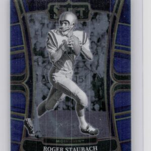 2023 Panini Select Draft Picks Roger Staubach Blue Retail #85 Midshipmen