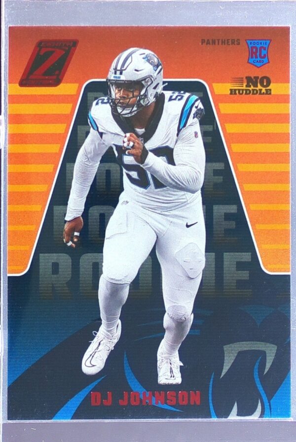 2023 Panini Zenith DJ Johnson No Huddle RC #134 Panthers