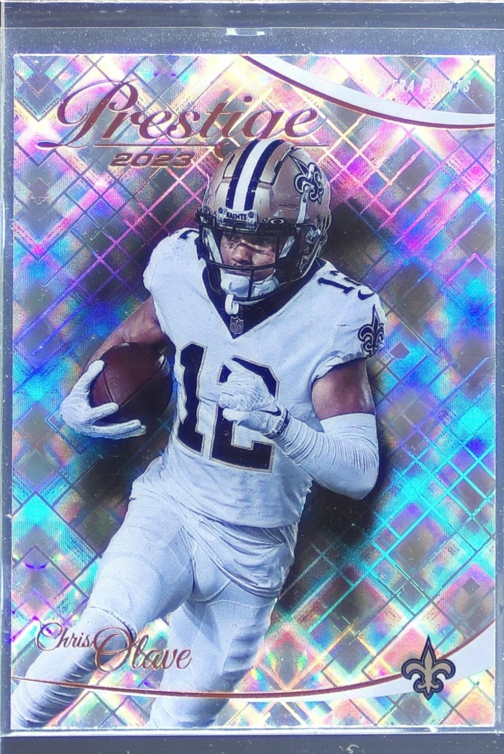 2023 Prestige Chris Olave Xtra Points Diamond #208 Saints