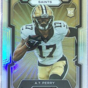 2023 Prizm A.T. Perry RC #330 Saints Rookie Variations Prizms Silver