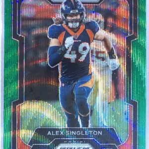 2023 Prizm Alex Singleton Green Wave #84 Broncos