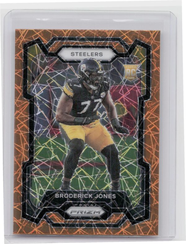 2023 Prizm Broderick Jones Lazer #385 Steelers