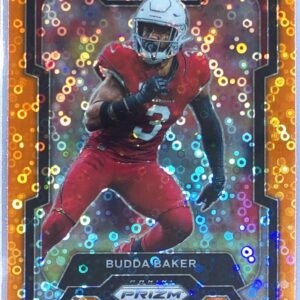 2023 Prizm Budda Baker Orange Disco #2 Cardinals