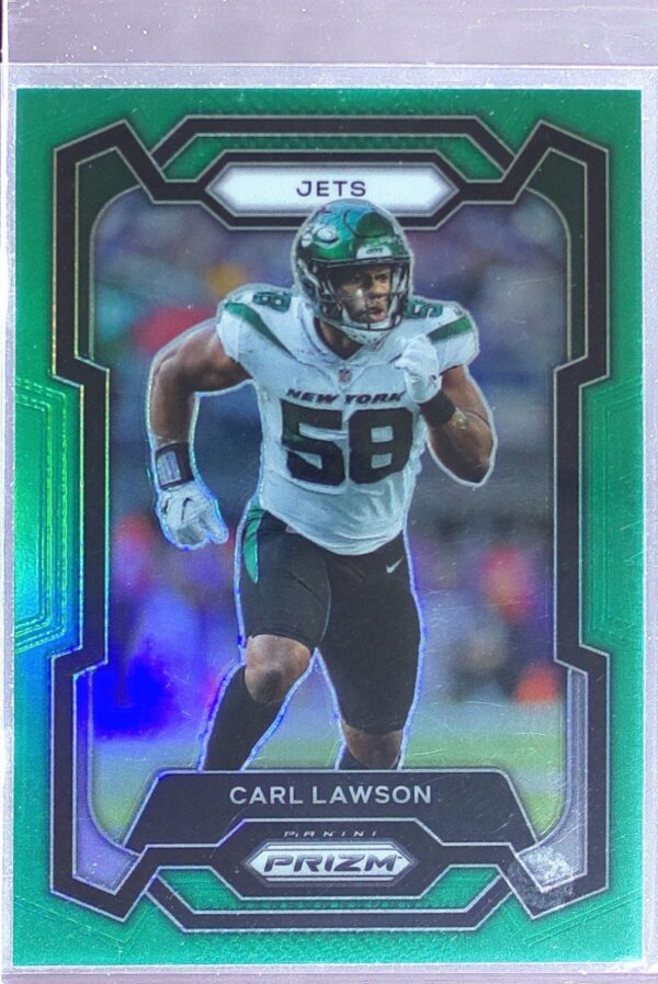 2023 Prizm Carl Lawson Green #231 Jets