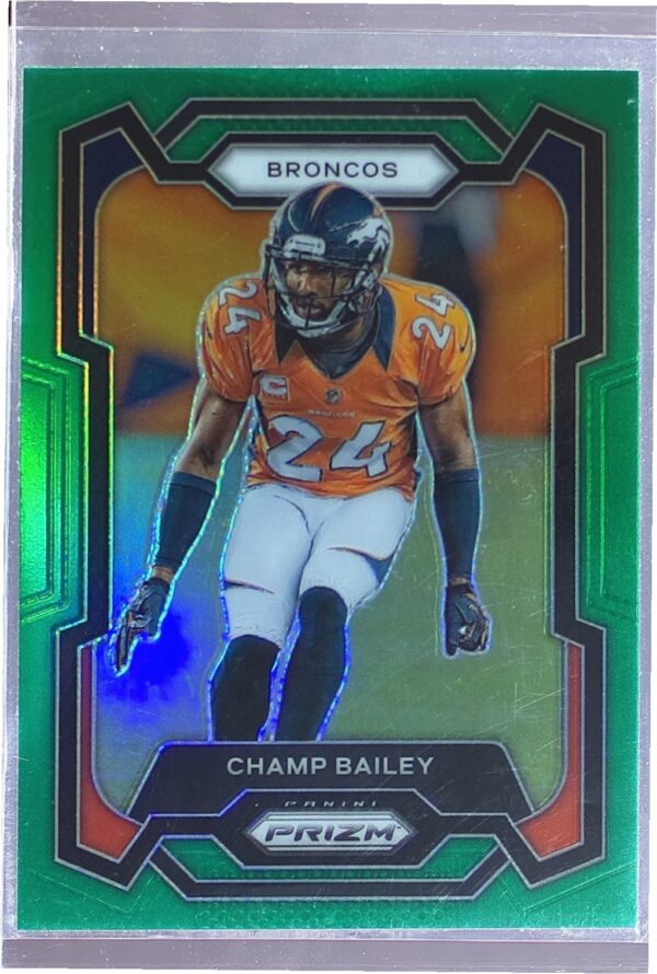 2023 Prizm Champ Bailey Green #91 Broncos