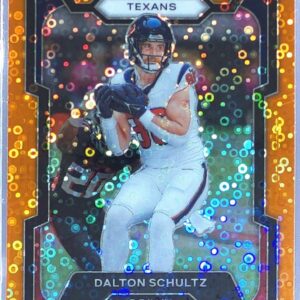 2023 Prizm Dalton Schultz Orange Disco #115 Texans
