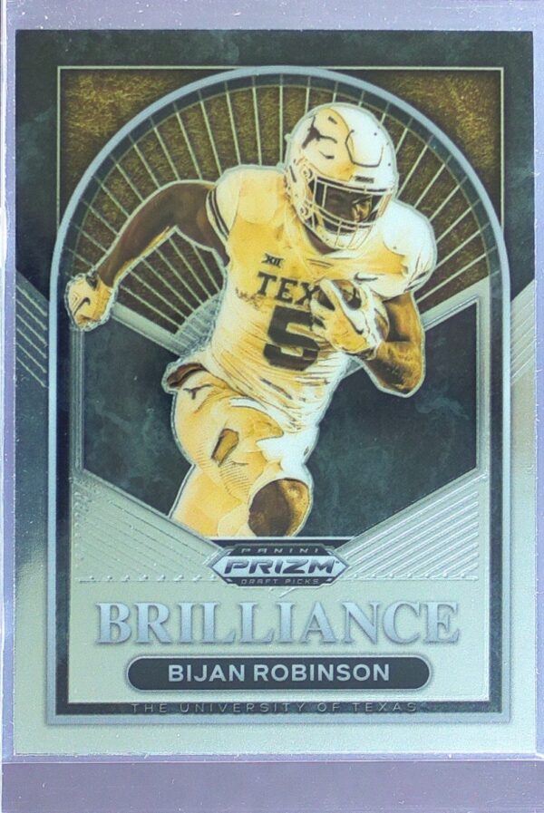 2023 Prizm Draft Picks Bijan Robinson RC #BR-20 Longhorns Brilliance