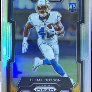 2023 Prizm Elijah Dotson Silver RC #352 Chargers
