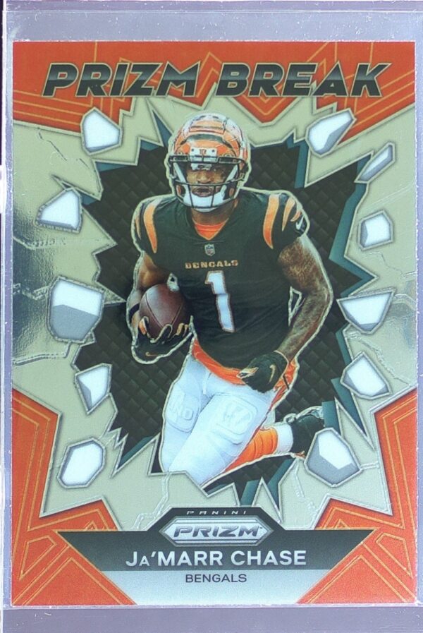 2023 Prizm Ja'Marr Chase #PB-10 Bengals Prizm Break