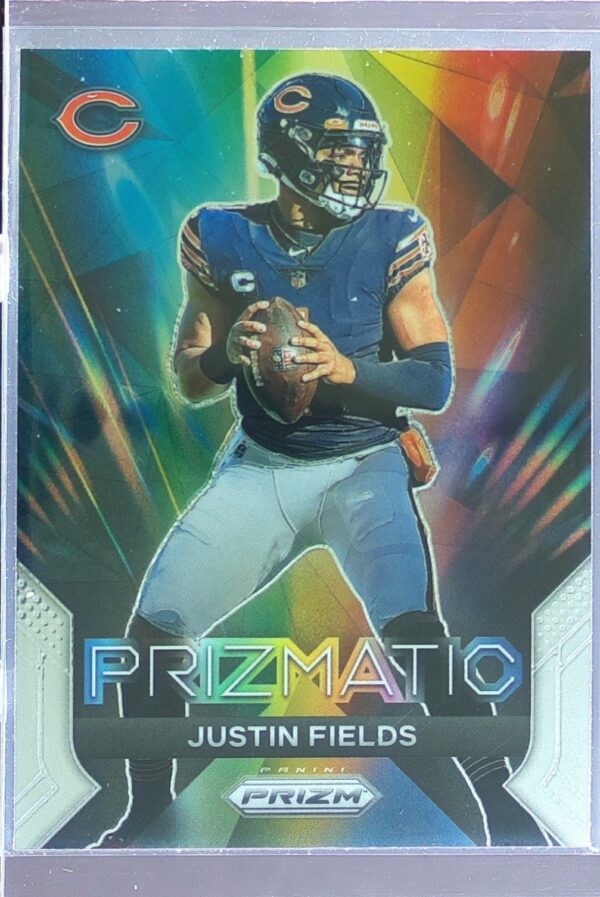 2023 Prizm Justin Fields #3 Bears Prizmatic