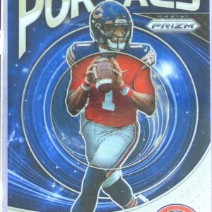 2023 Prizm Justin Fields #PO-7 Buckeyes Portals