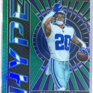 2023 Prizm Tony Pollard #H-11 Cowboys Hype Prizms Green