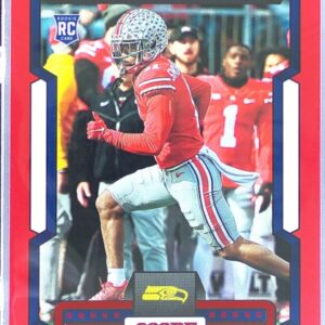 2023 Score Jaxon Smith-Njigba Red RC #348 Seahawks