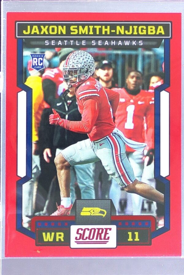 2023 Score Jaxon Smith-Njigba Red RC #348 Seahawks