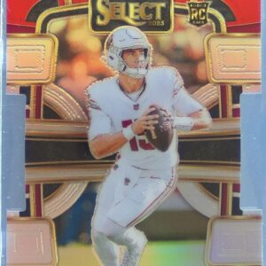 2023 Select Clayton Tune Red and Yellow Prizms Die Cuts RC #2 Cardinals